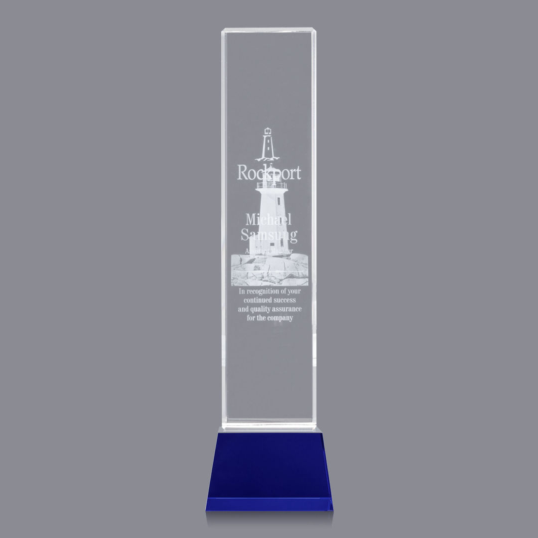 Robson 3D Award on Base - Blue 10