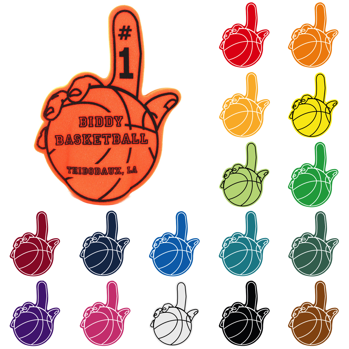 Large Basketball Hand 32