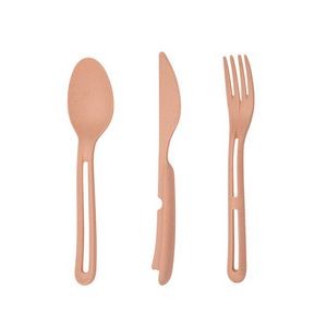 3 In 1 Portable Plastic Utensil Set Knife Fork Spoon 11