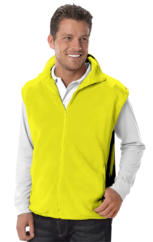 Adult Micro Fleece Zip Front Vest 84