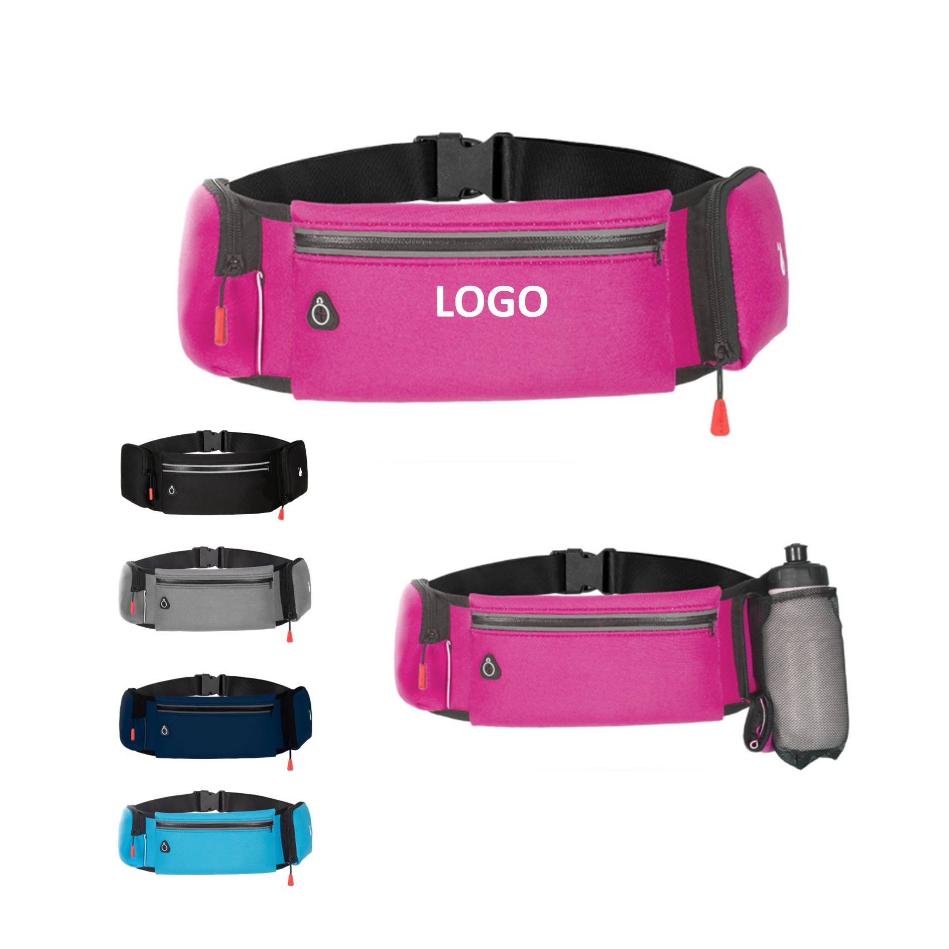 Outdoor Sport Fanny Pack With Water Bottle 2
