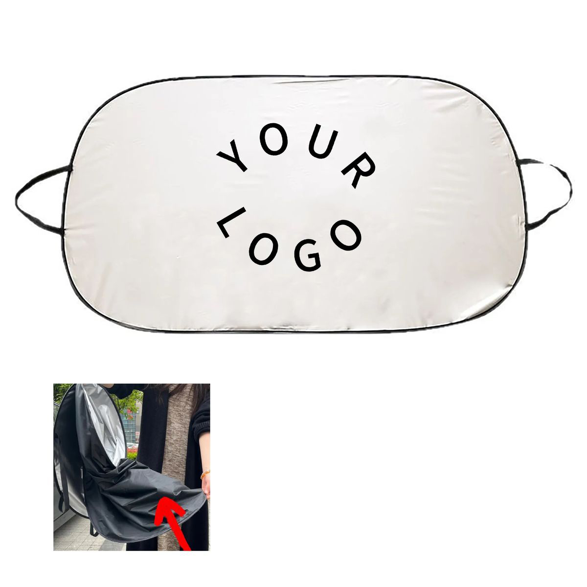 Compact Car Sun Shield for Summer Driving 2