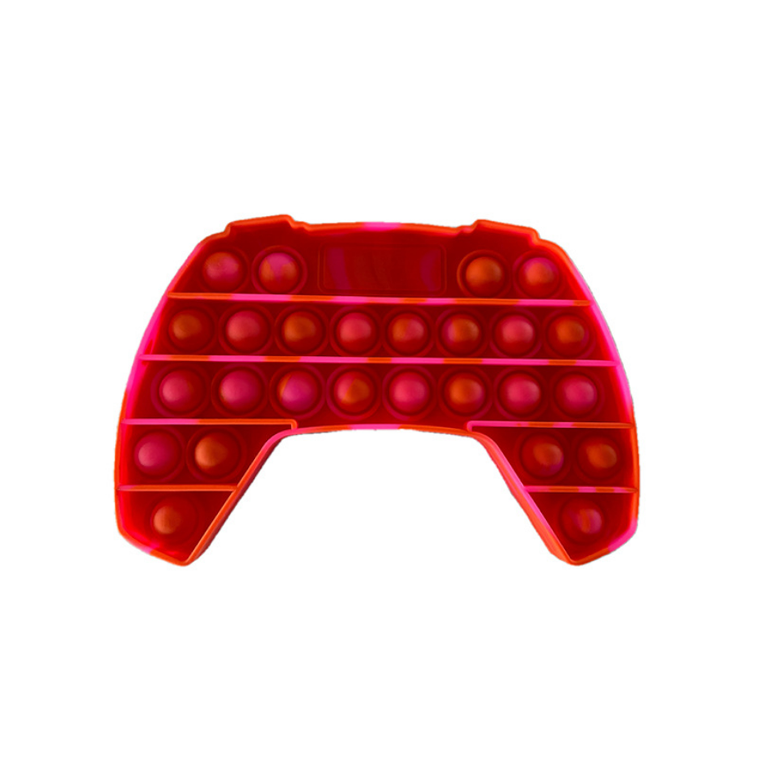 Multi Color Gamepad Shape Silicone Push Bubble Fidget Toy 8