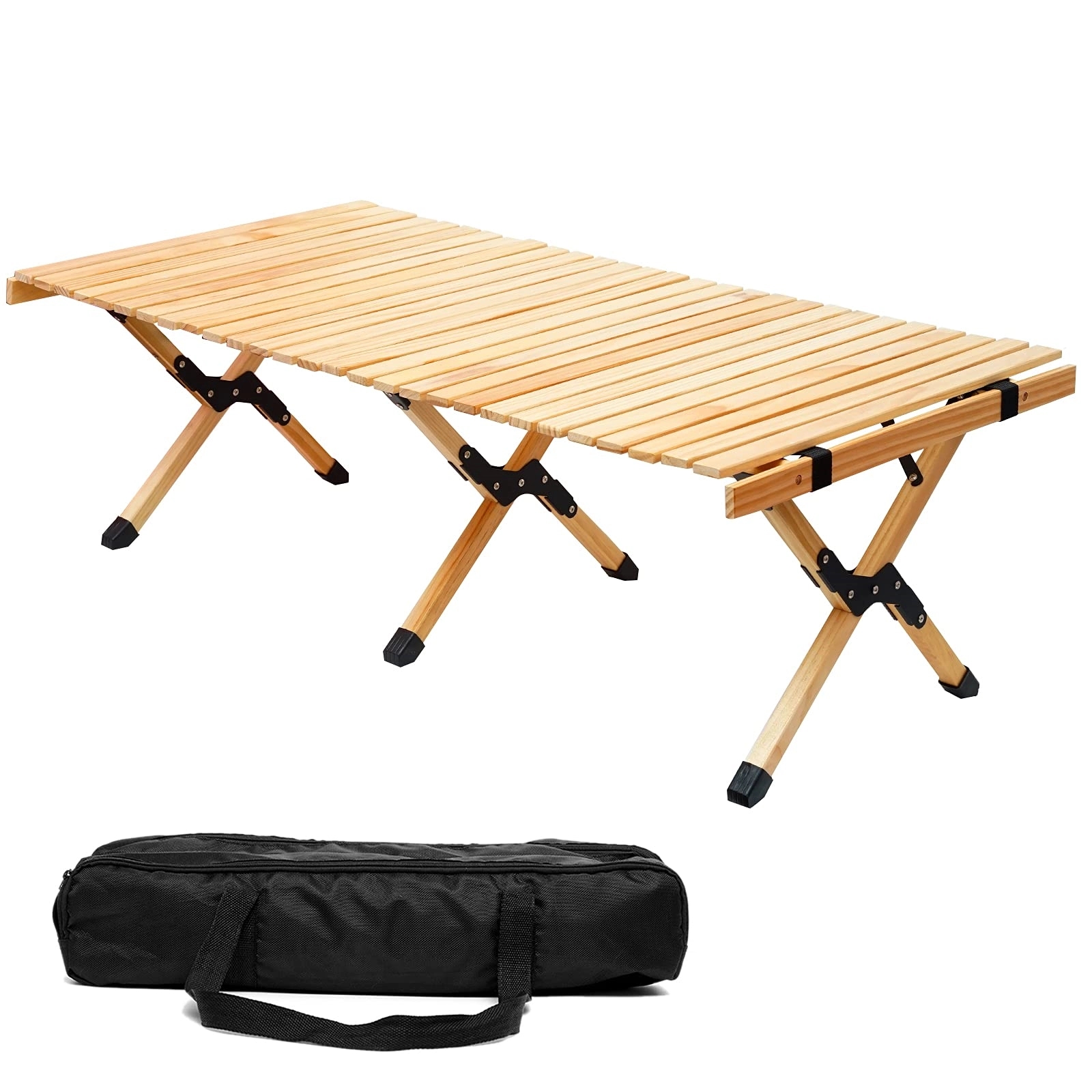 Folding Wooden Travel Camping Table 3
