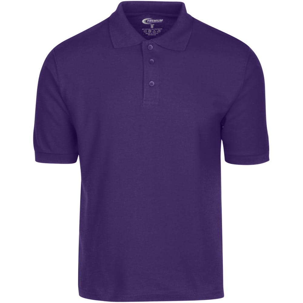 Men's Polo Shirts - Purple Size Medium 2