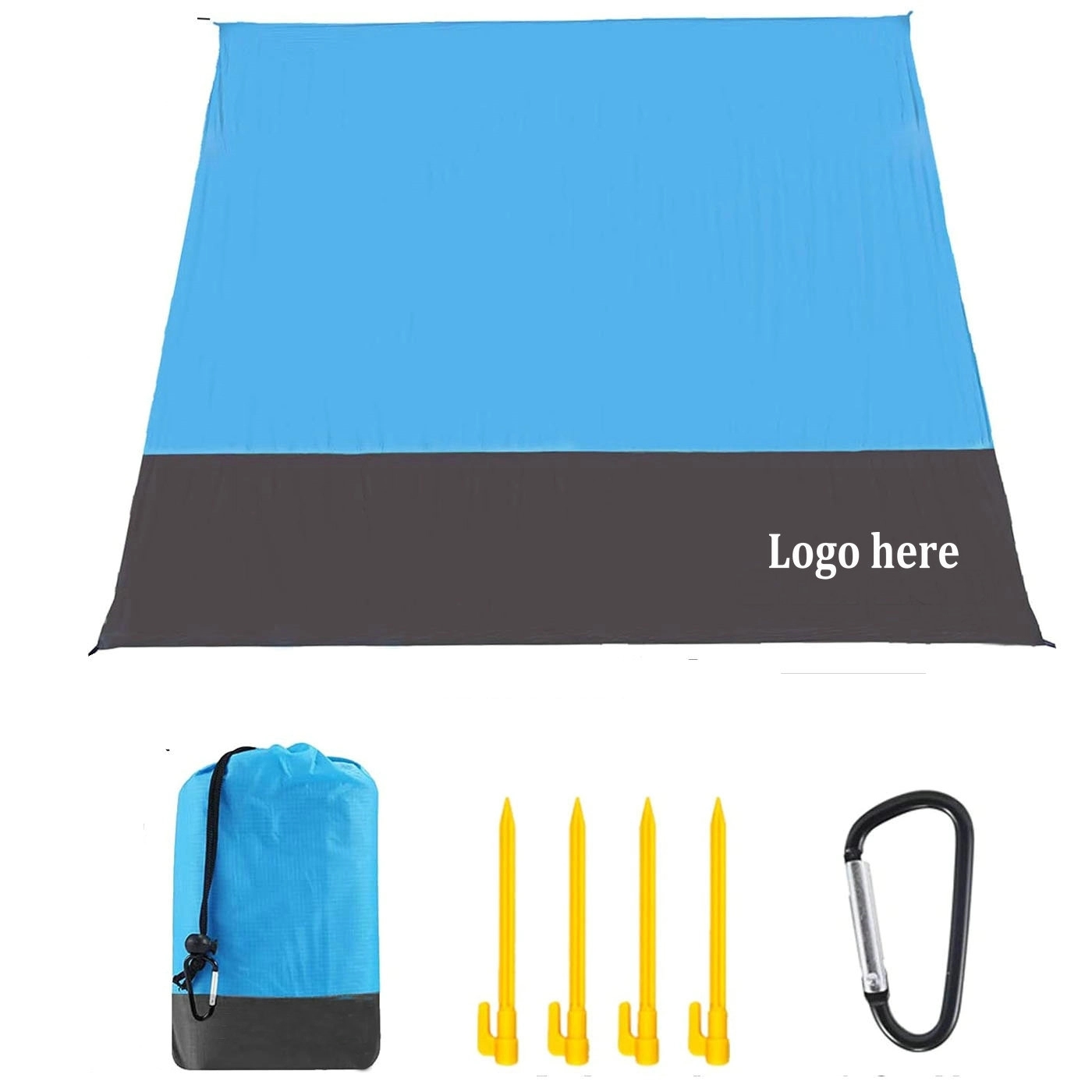 Sandfree Waterproof Beach Mat With Pouch 2