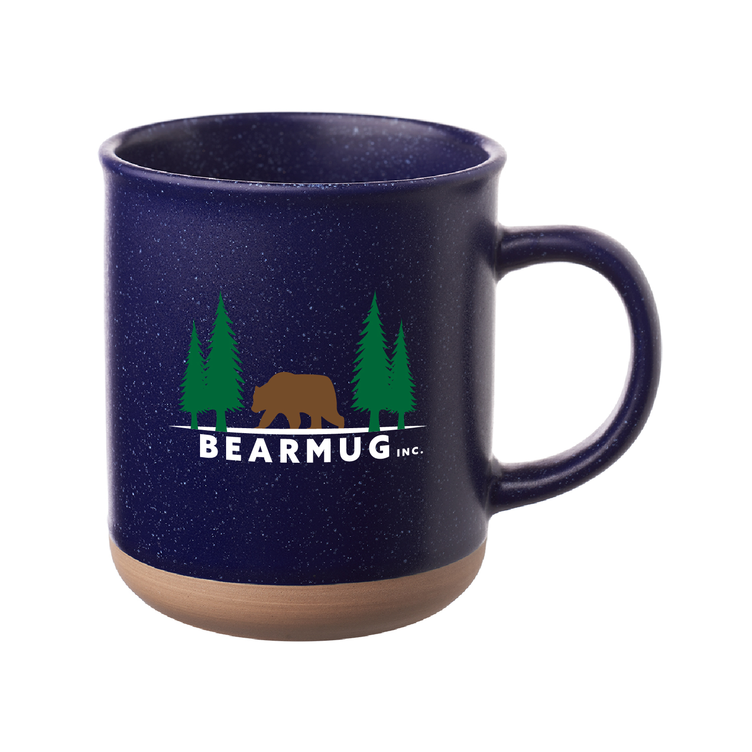 13.5 oz. Speckled Clay Coffee Mug (Full Color Imprint) 5