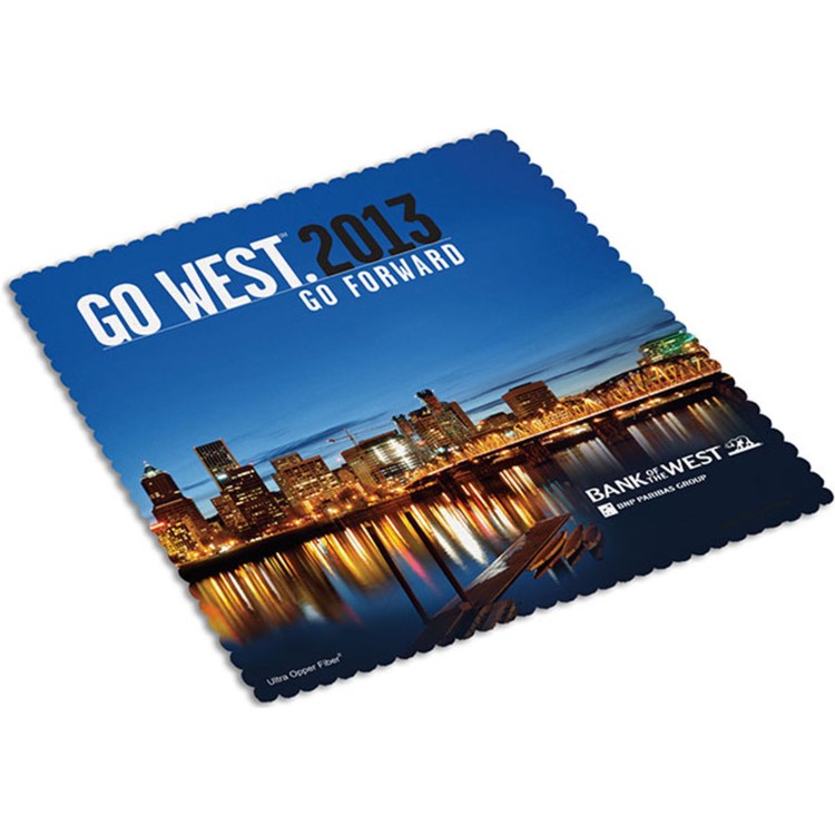 Full-Color Ultra Opper Fiber® Microfiber Cleaning Cloth (8"x8")