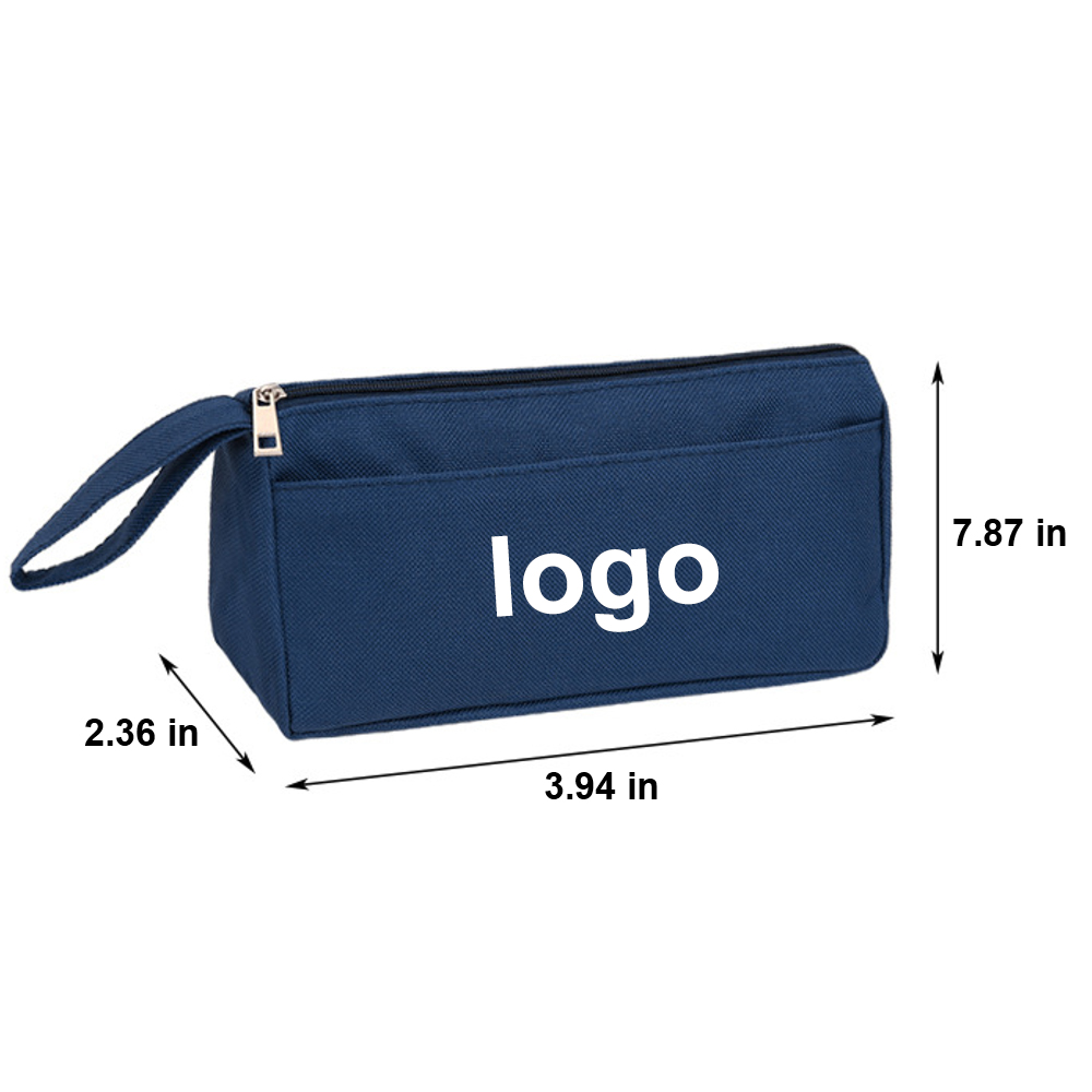 Stylish Logo-Print Pencil Case Minimalist Design 3