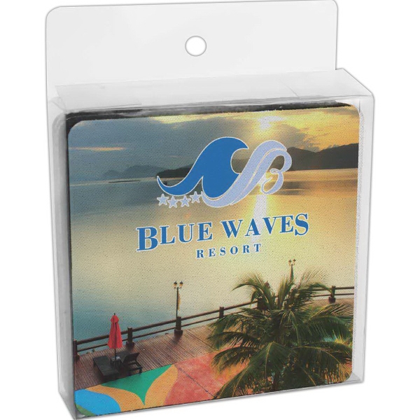 Neoprene Single Square Coaster