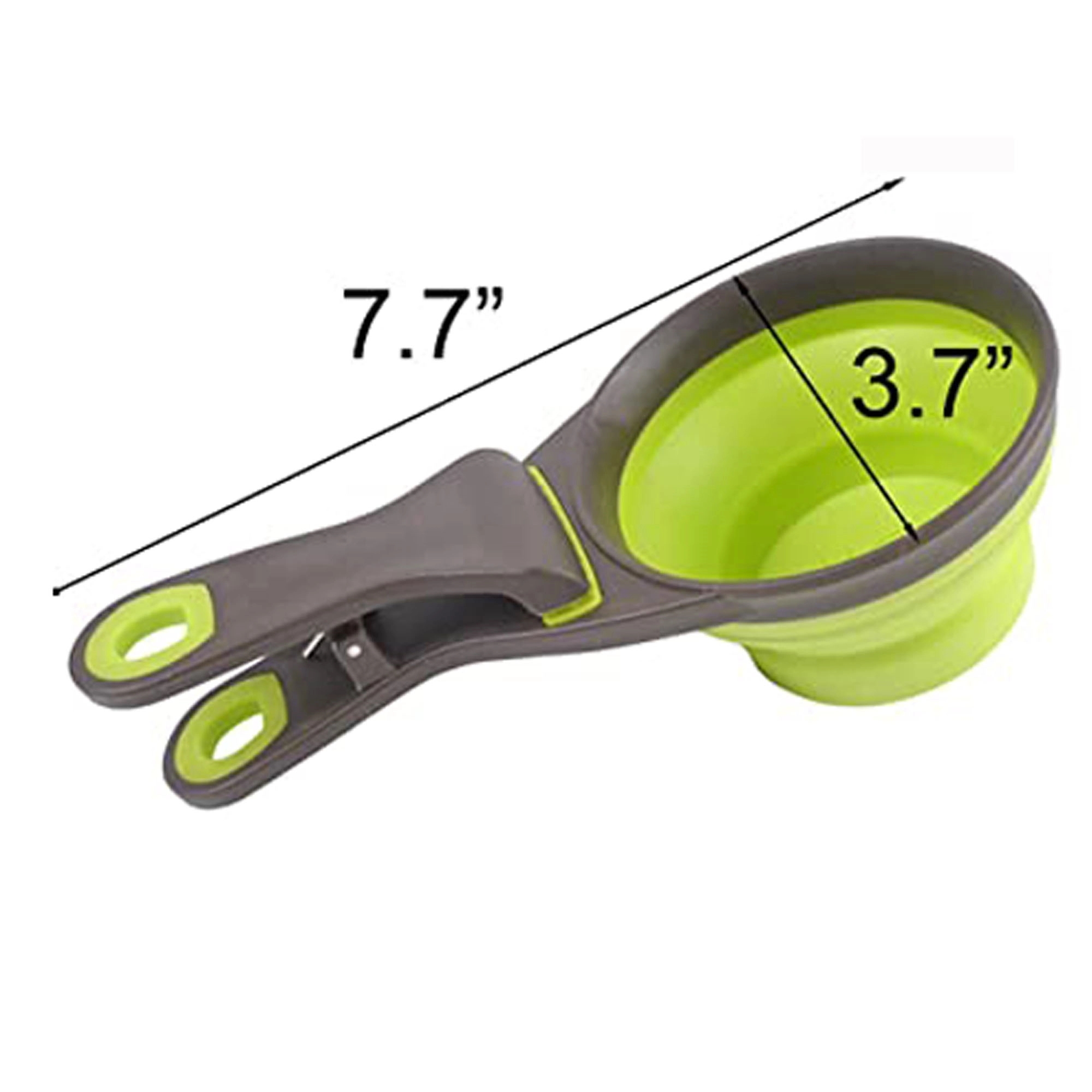 8oz Multi-function Silicone Pet Scoop Measuring Cup 5