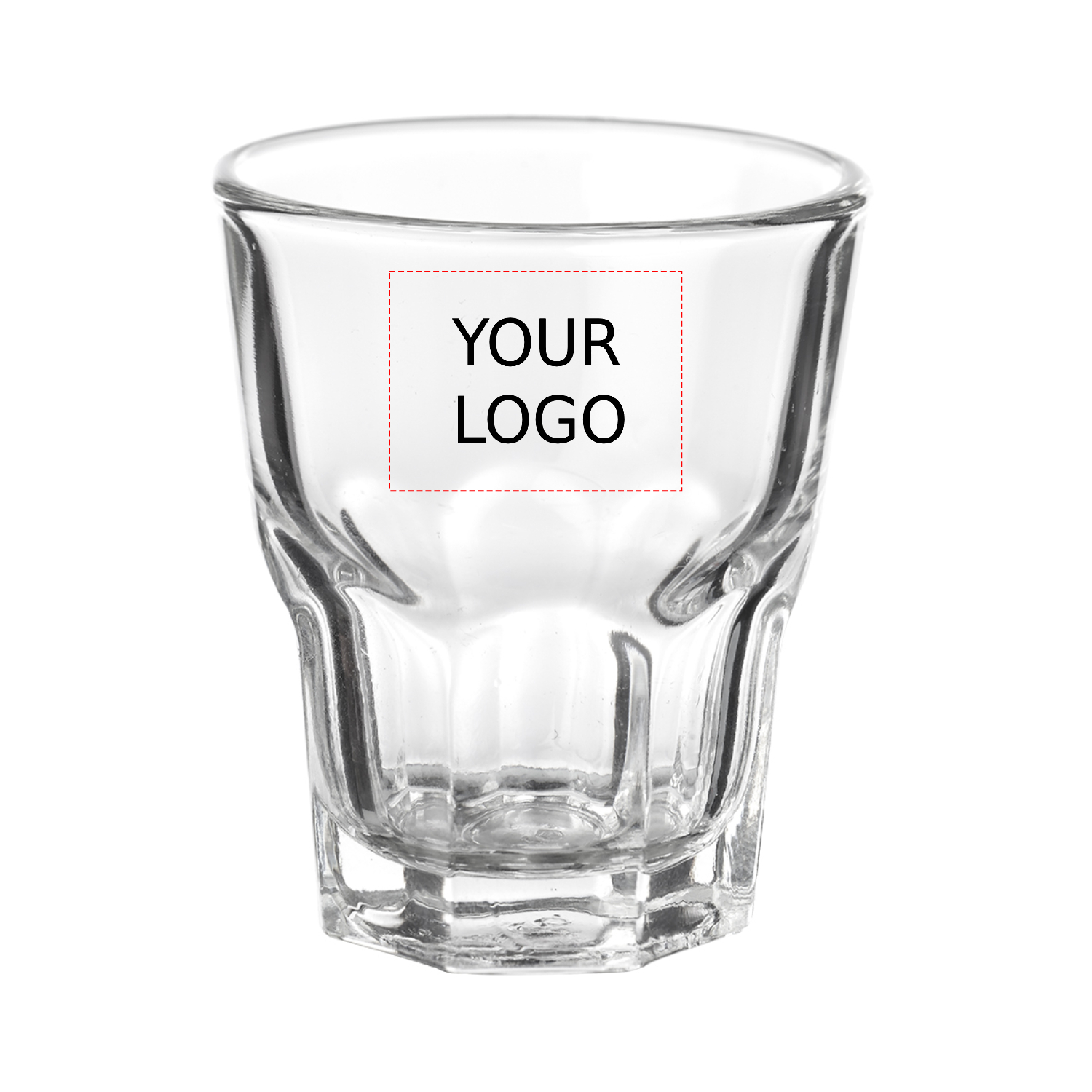 Hexagon Base Clear Shot Glass, 1.5 oz. 2