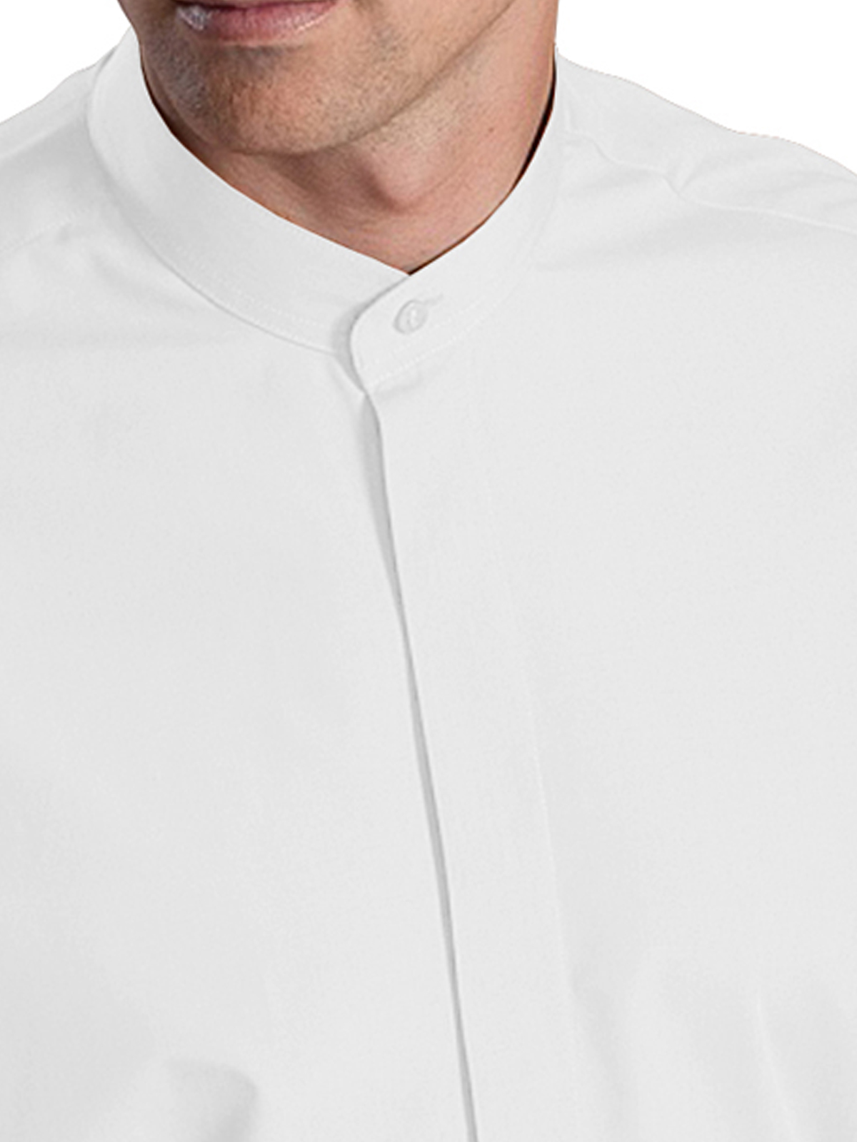 Edwards Shirts & Blouses - Men's Pocketless Banded Collar Shirt 4