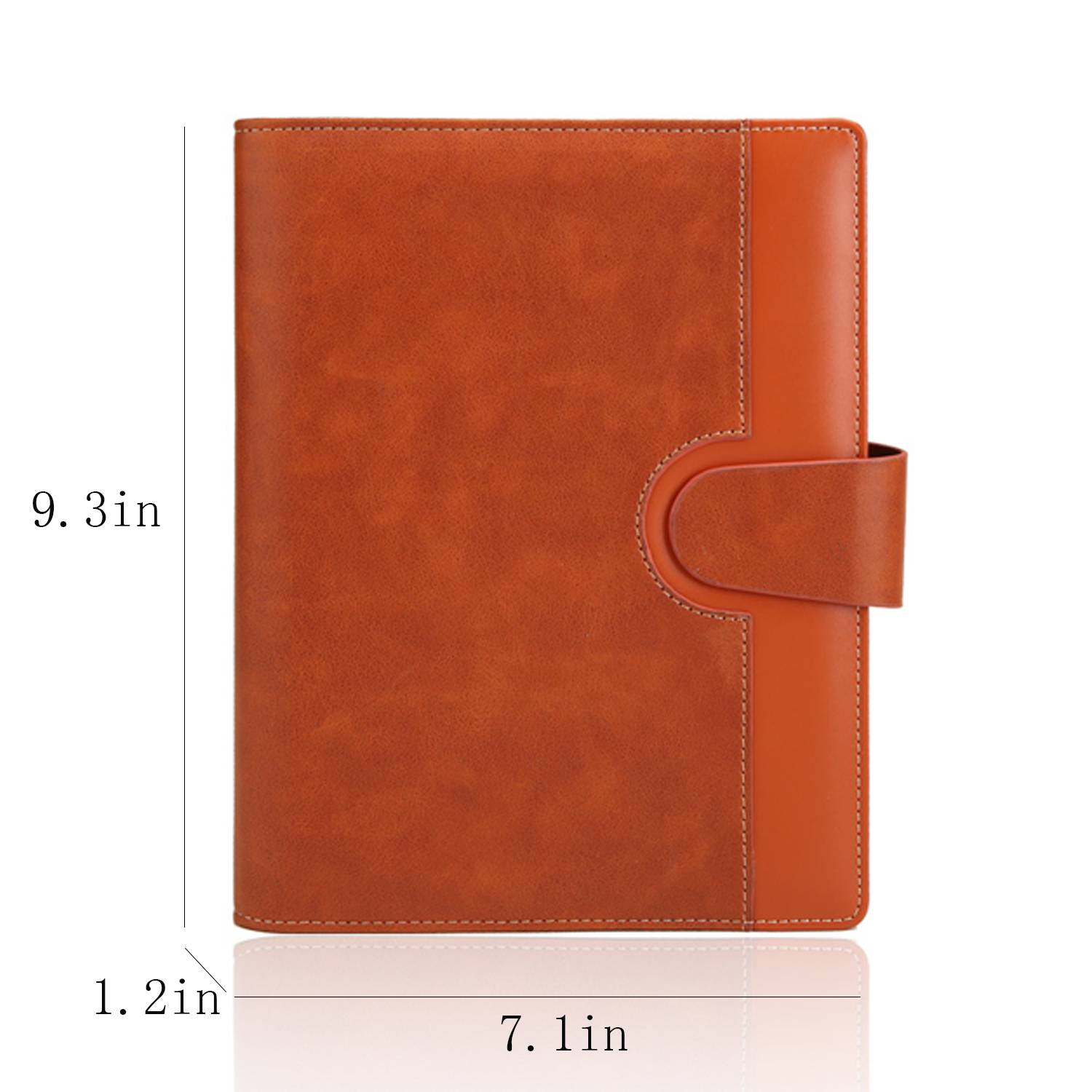 Soft PU Leather Loose-Leaf Notebook 5