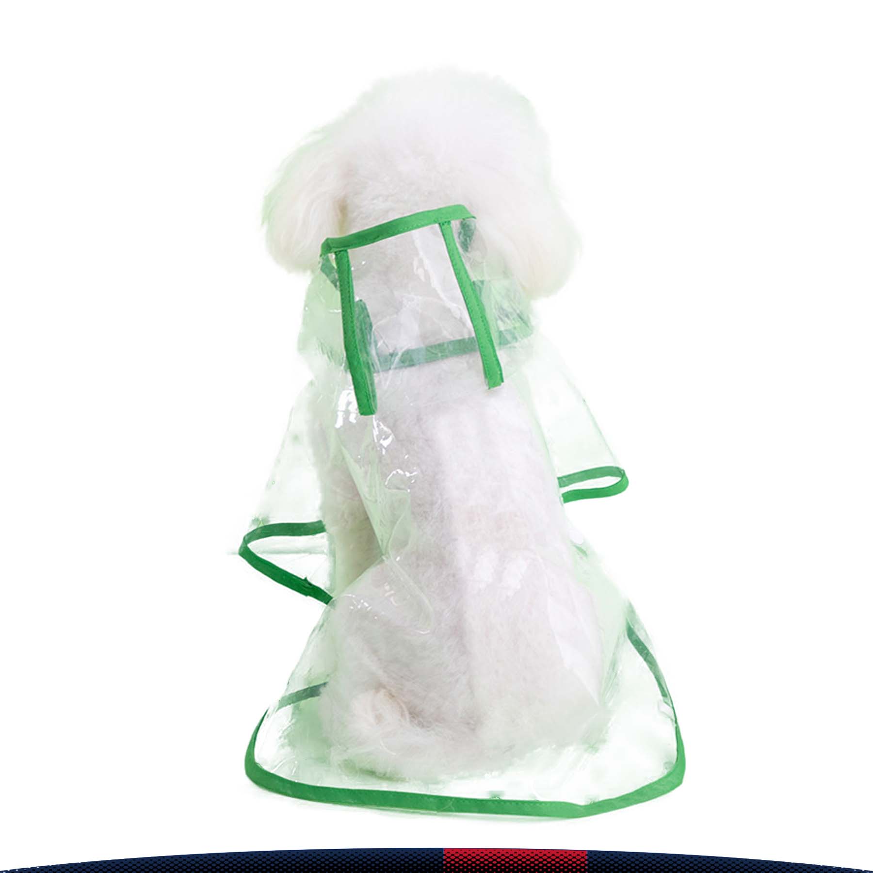 Clear Waterproof Pet Raincoat 6