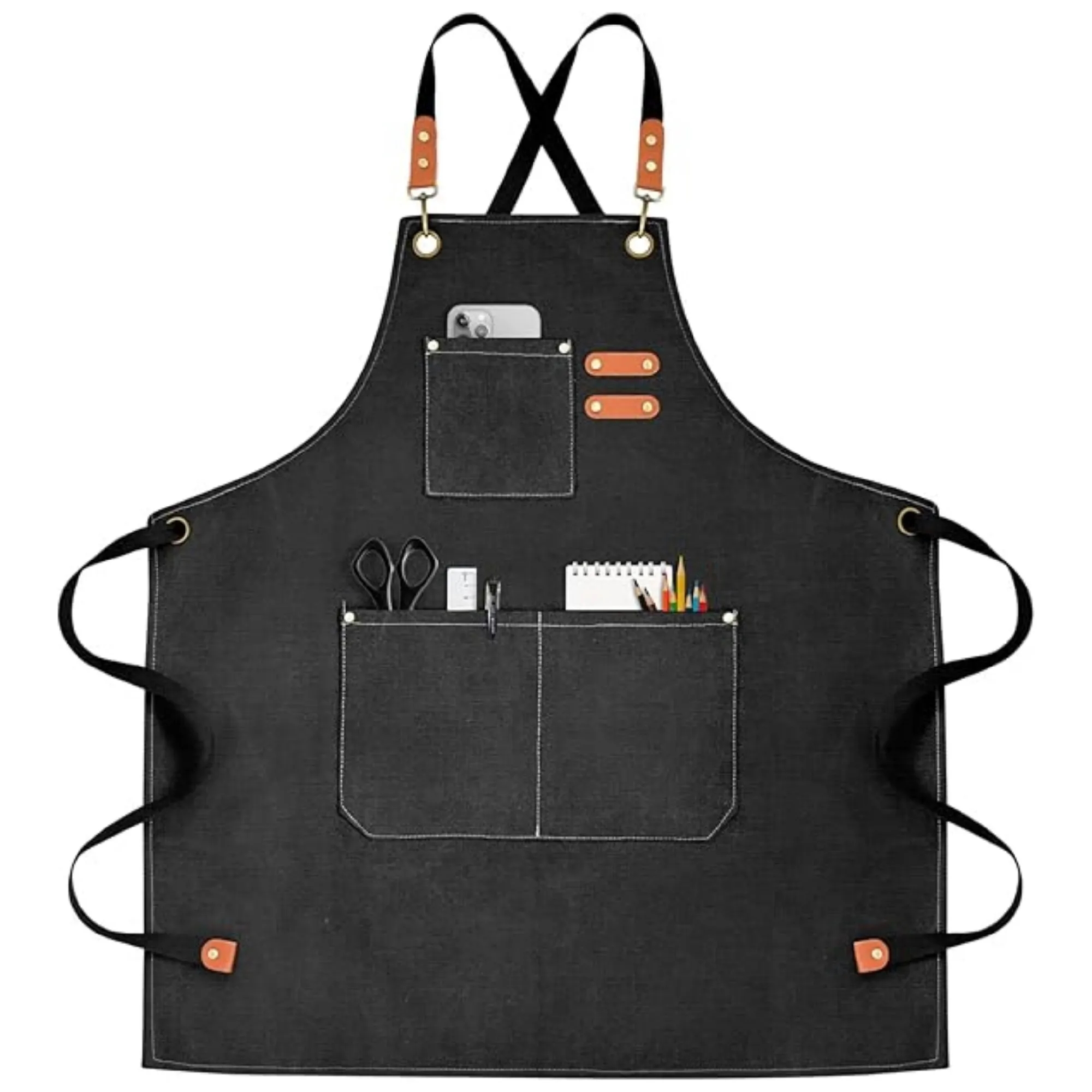 Heavyweight Canvas Cross-Back Apron 6