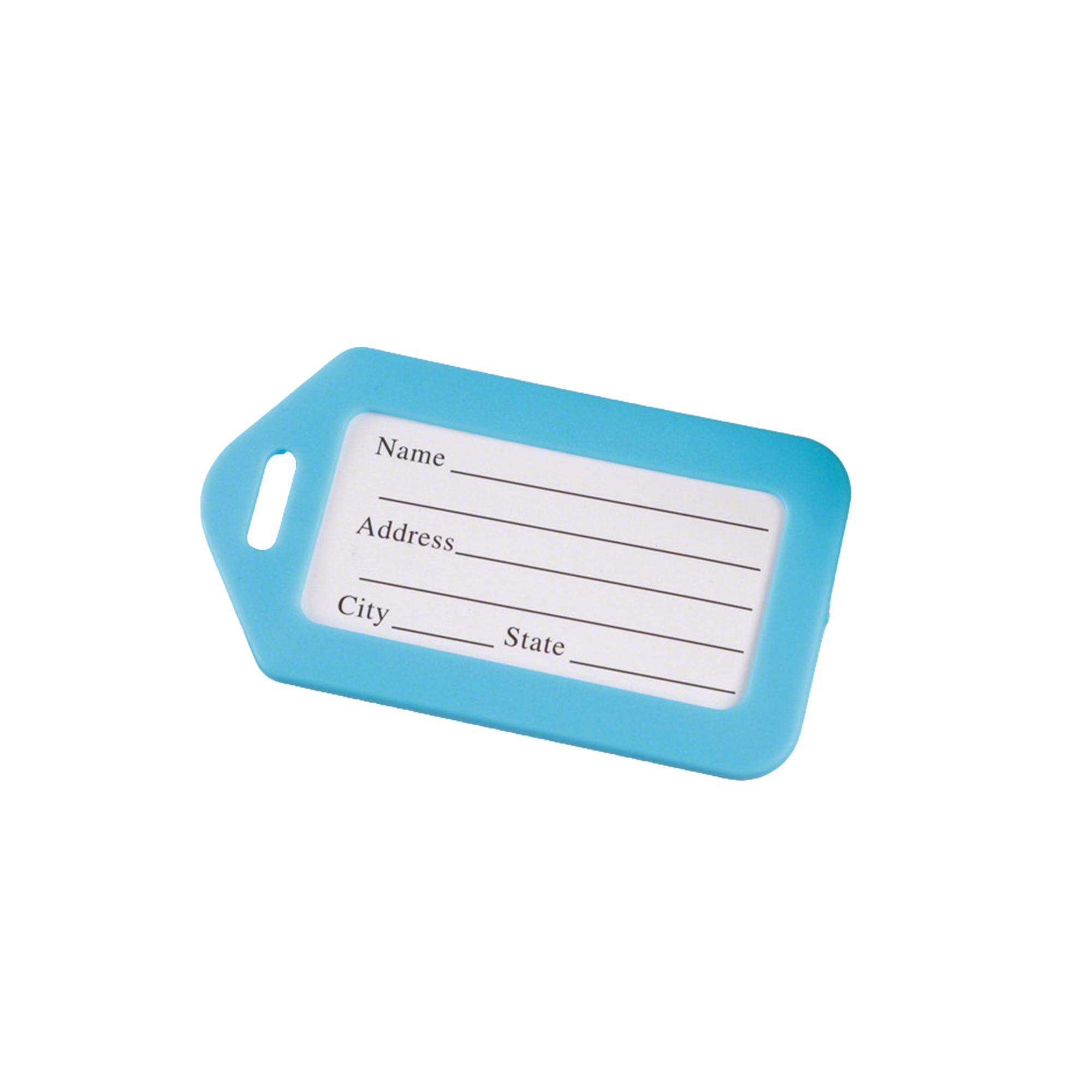 Rigid Plastic Travel Luggage Identification Tag 11