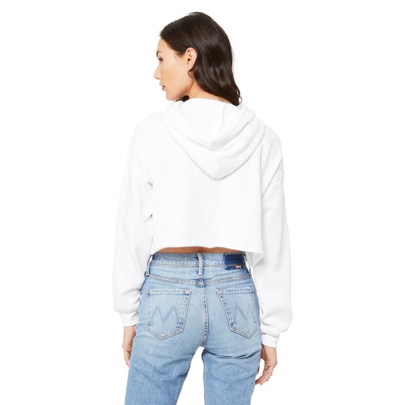 Bella + Canvas Ladies' Cropped Fleece Hoodie 18