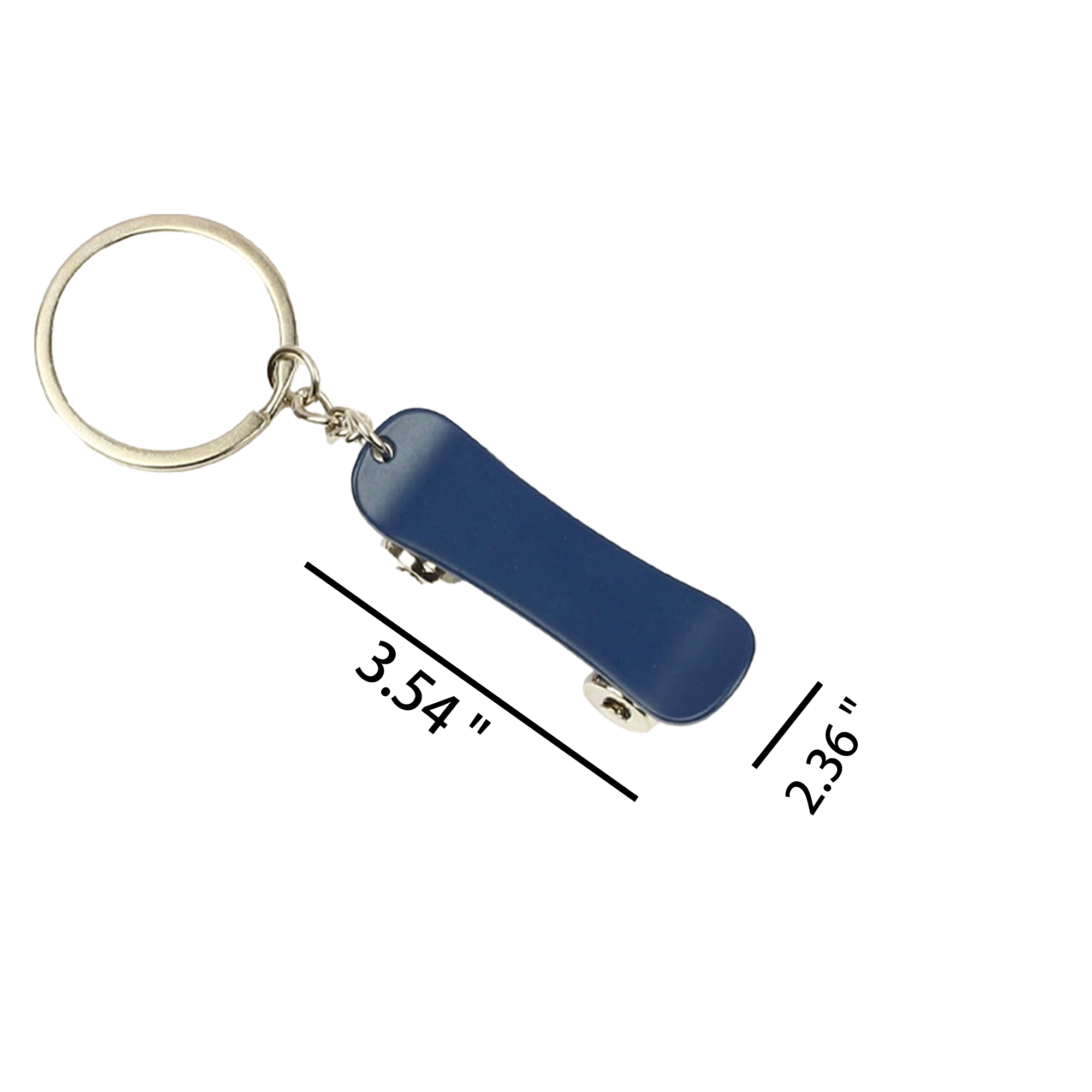Alloy Skateboard Key Ring 3