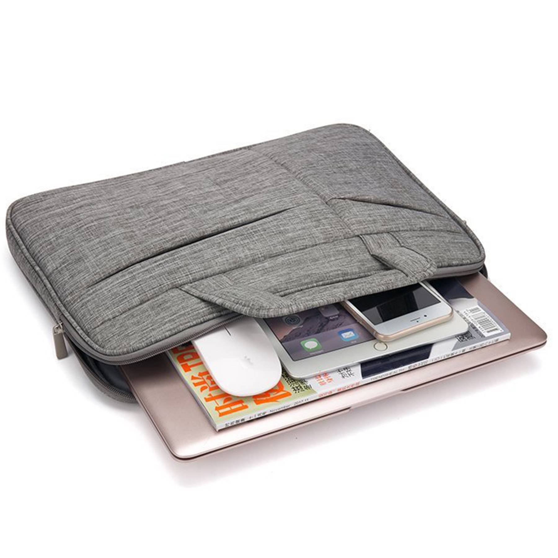 Canvas Laptop Bag 15.6 Inch Briefcase 4