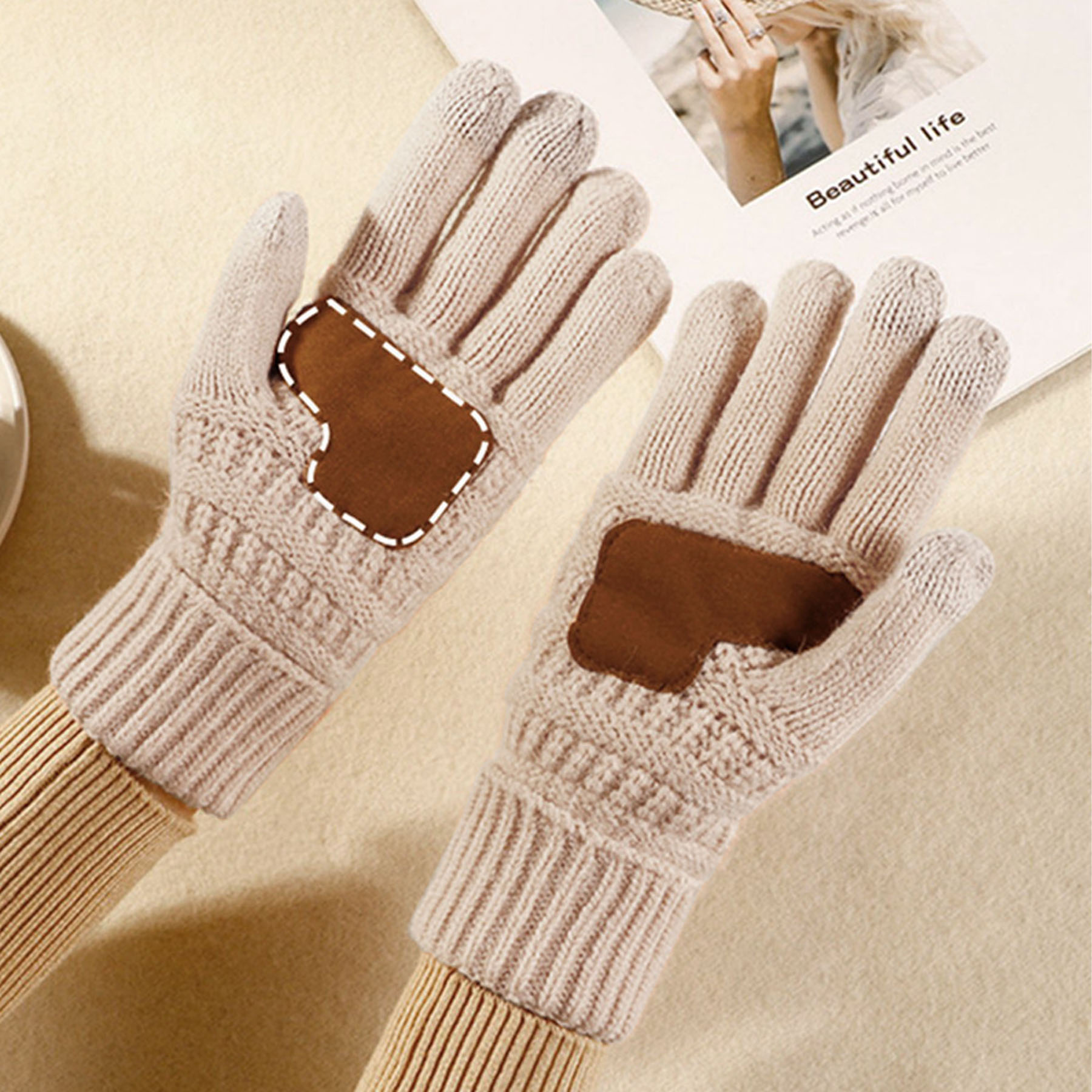 Outdoor Non-Slip Knitted Gloves 3