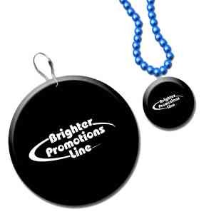 Black 2 1/2" Medallion Badge