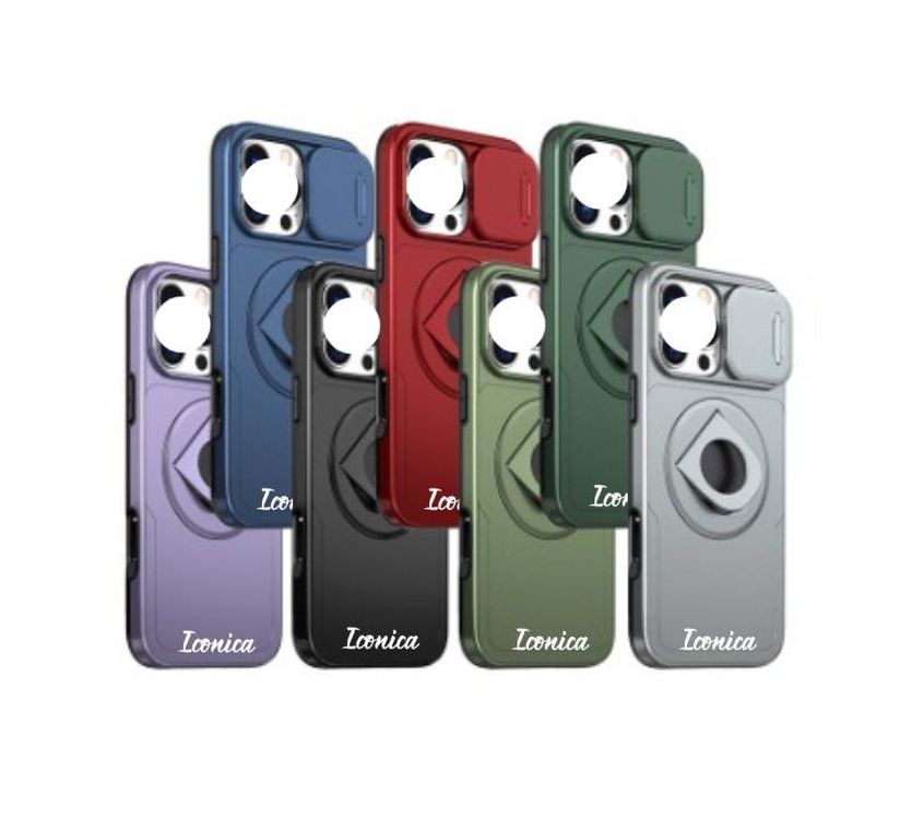 Magnetic Rotating Bracket Phone Case 4