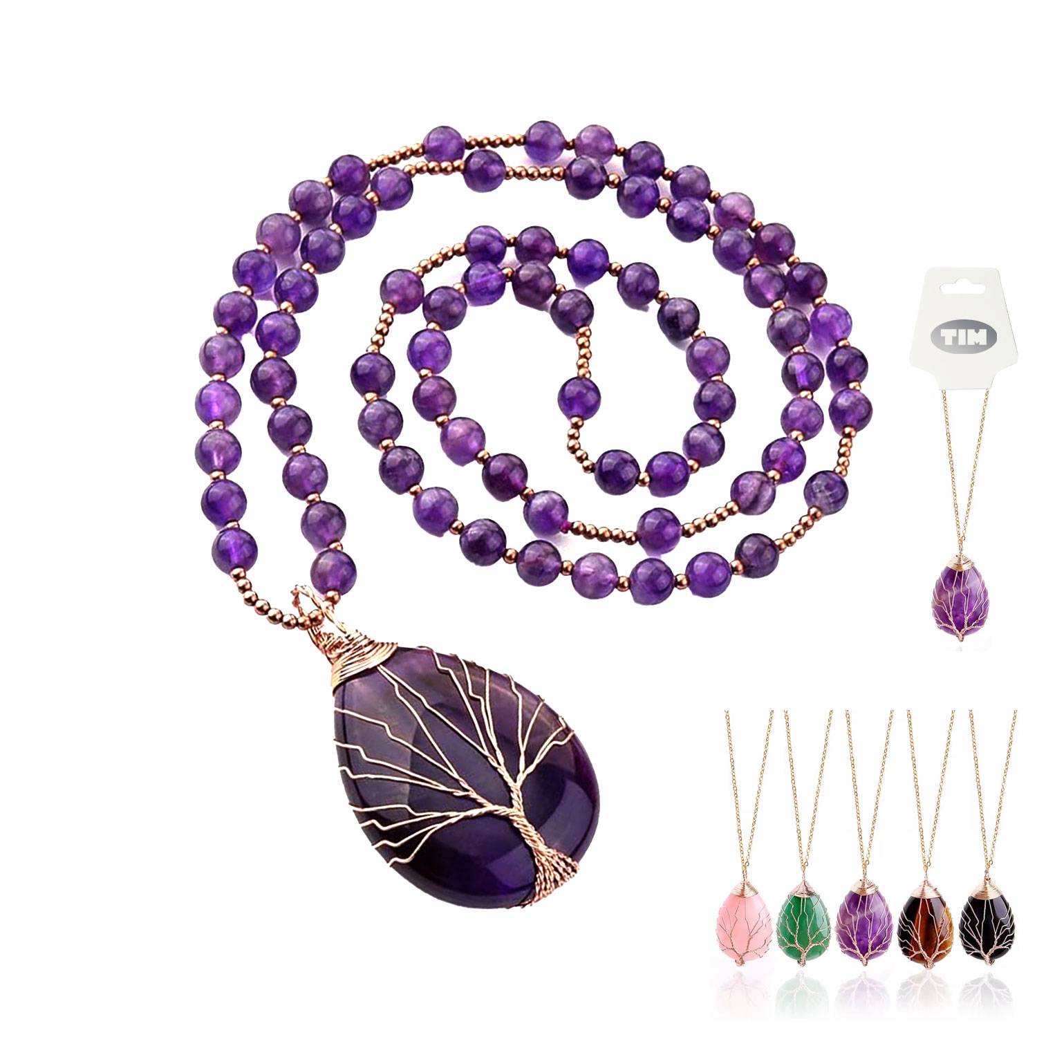 Crystal Amethyst Necklace 2