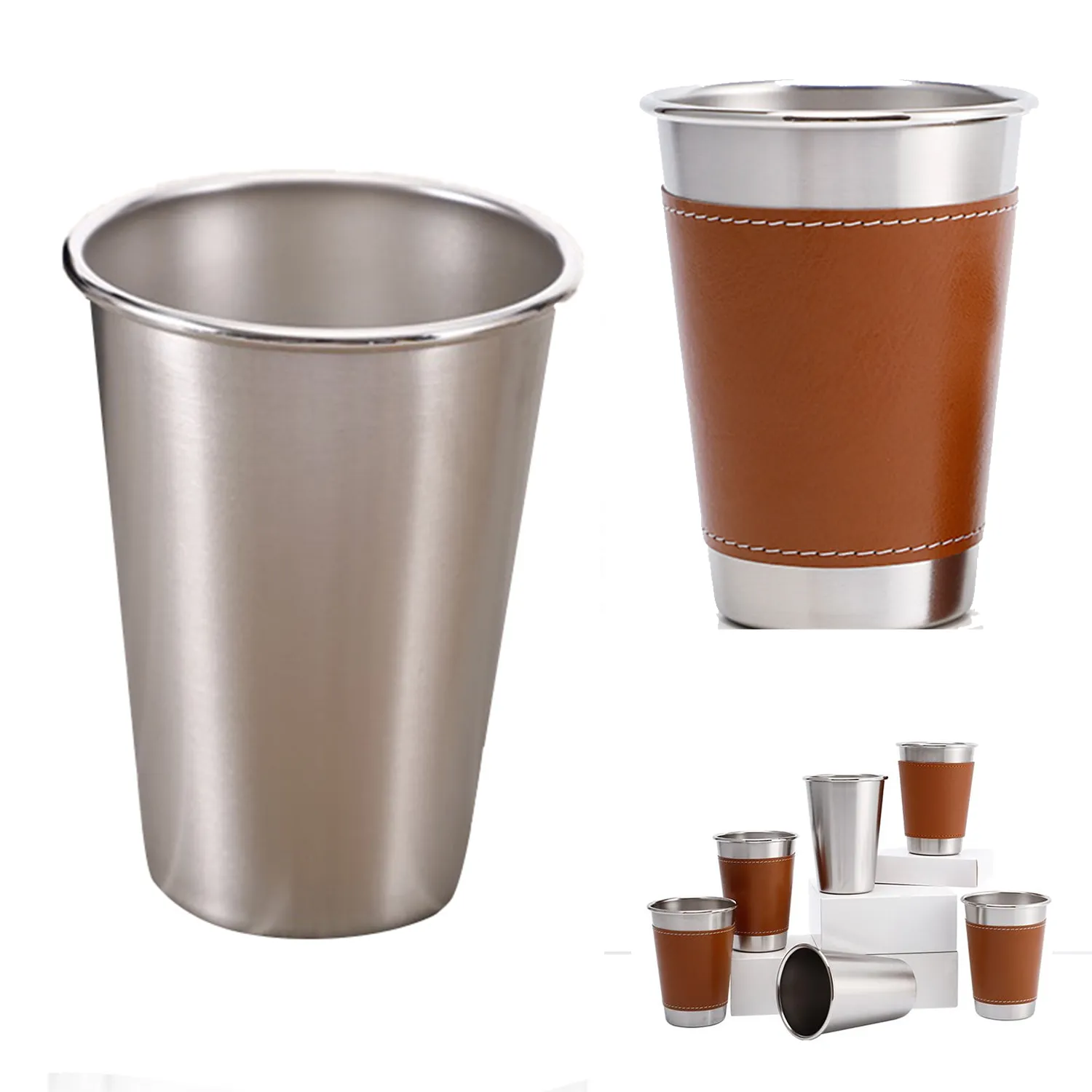 10Oz Pu Cover Pint Cups 1
