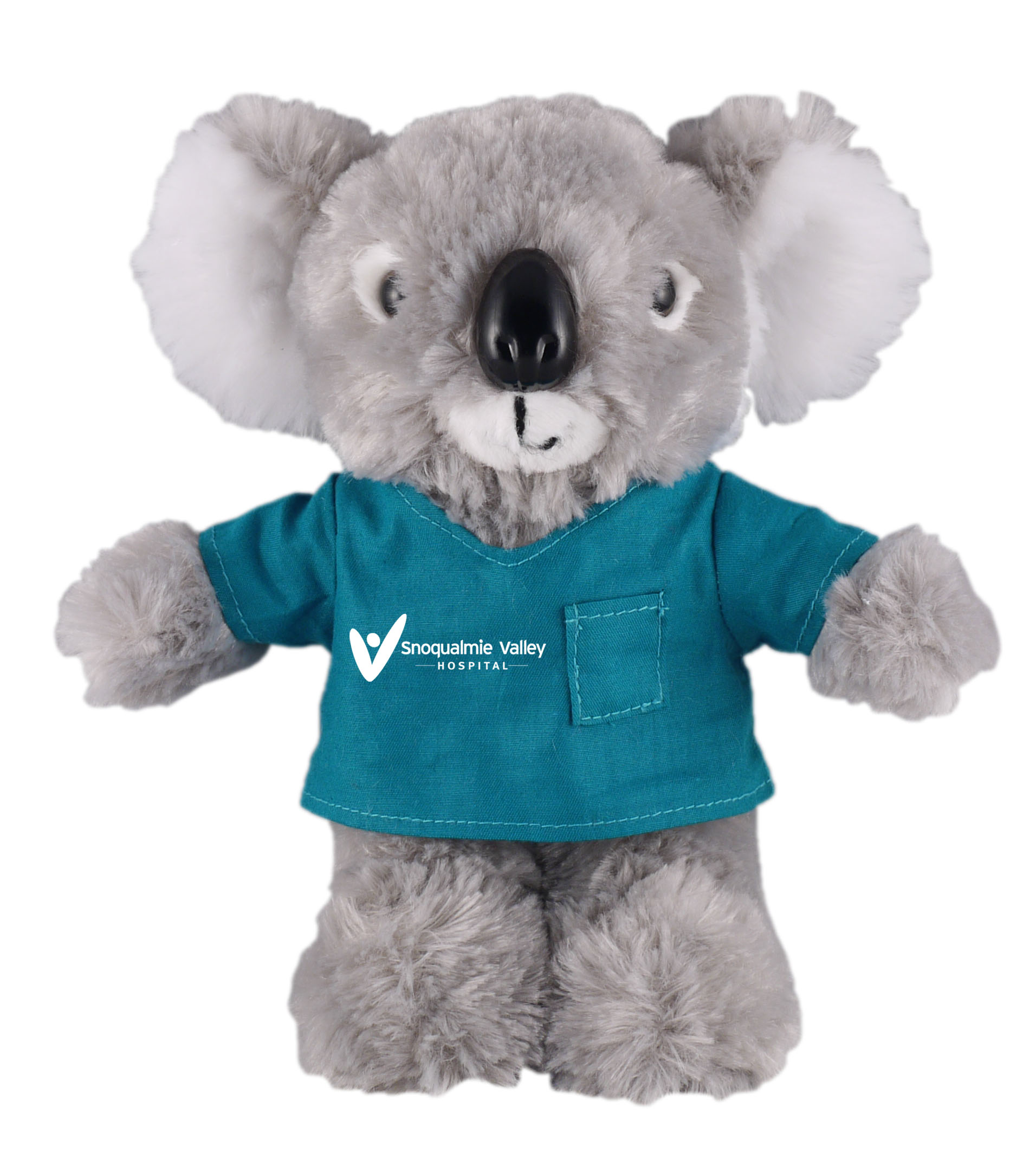 Soft Plush Stuffed Koala in scrub shirt 1