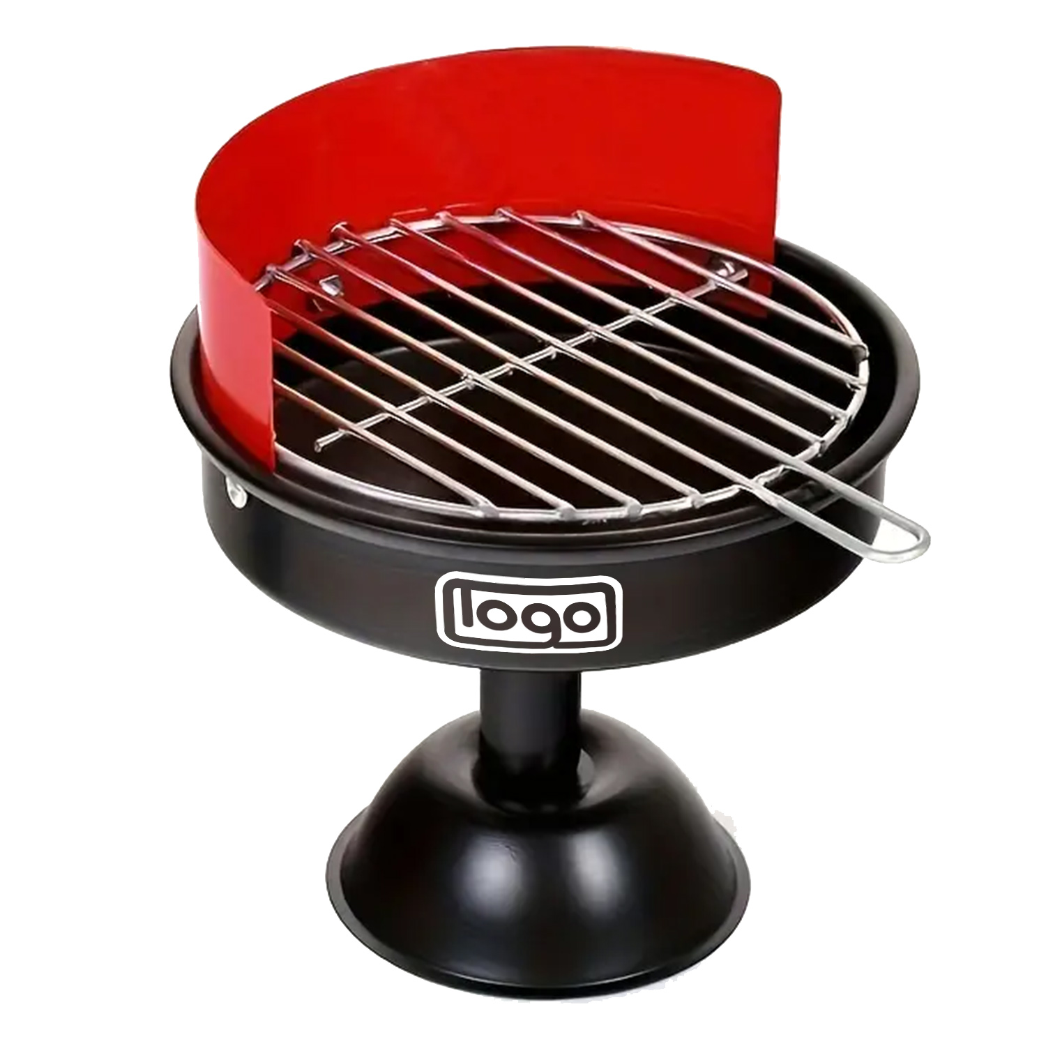 Creative Barbecue Grill Shaped Metal Ashtray