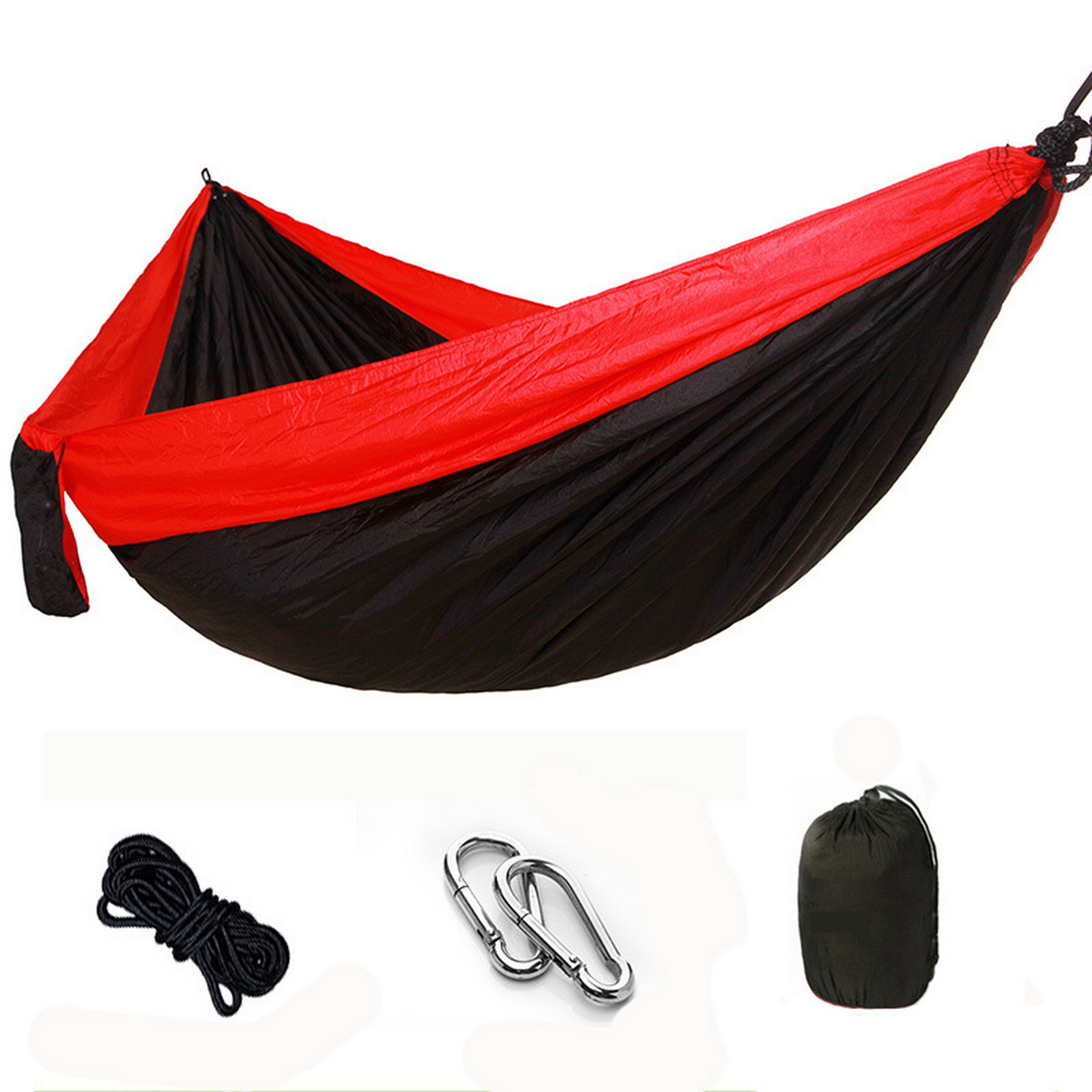 Portable Lightweight Nylon Swing Bed Hammock 15