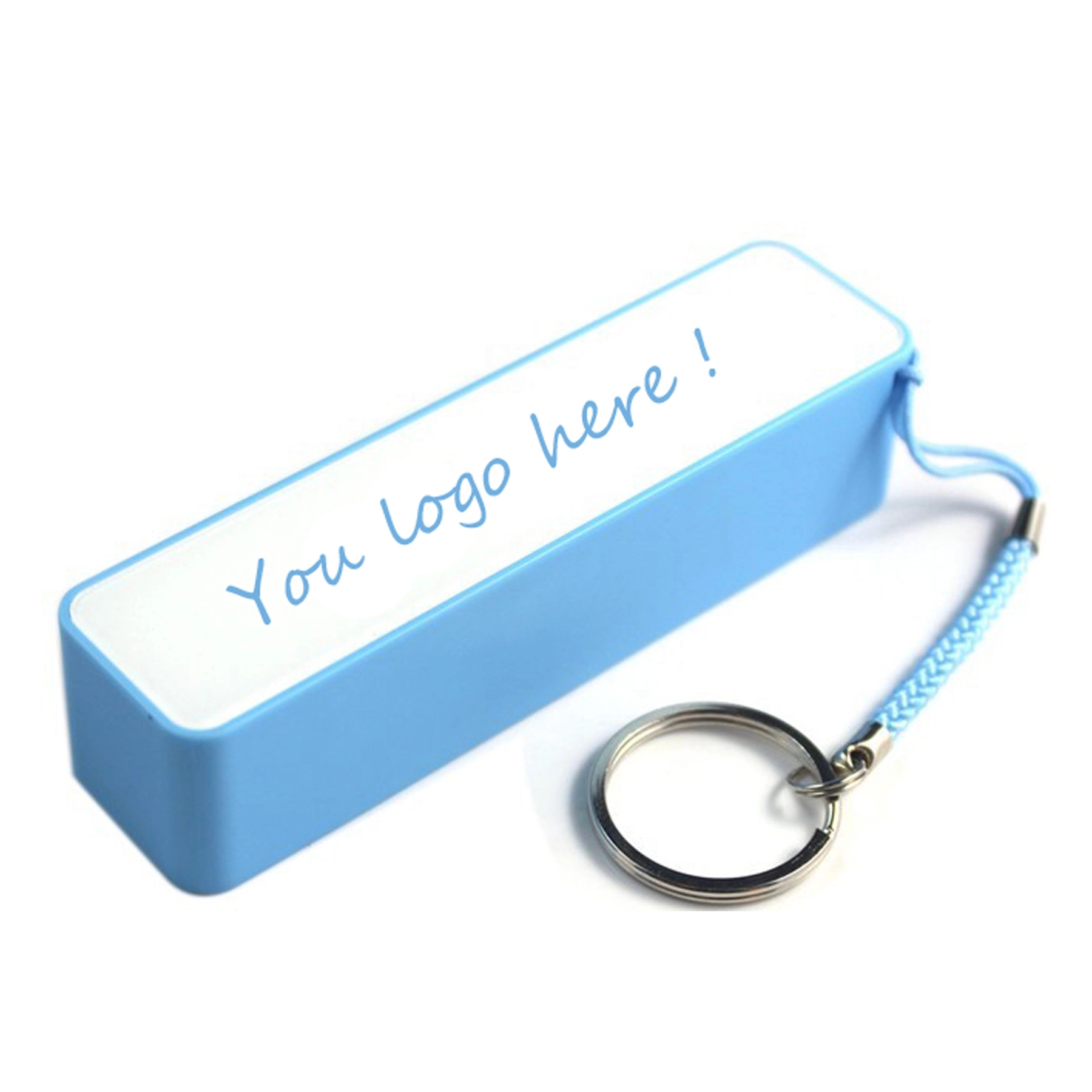 2600mAh Plastic Power Bank with Keyring 1