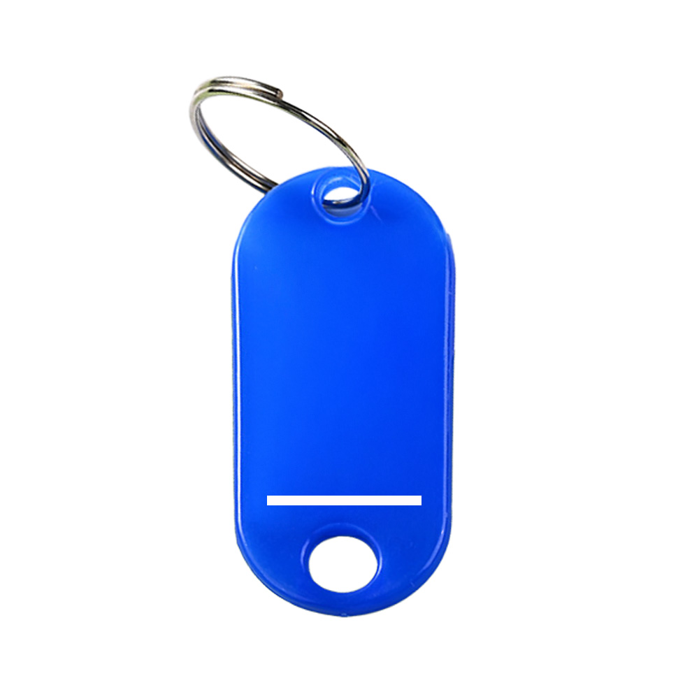 Plastic Key Tags With Label Window 10