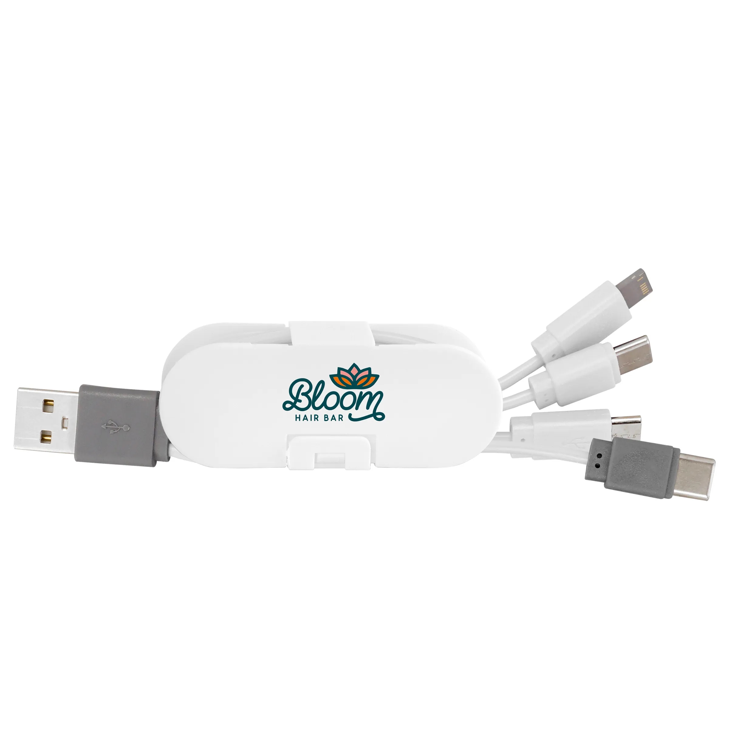 Dual Input Cable Wrap Phone Stand 2
