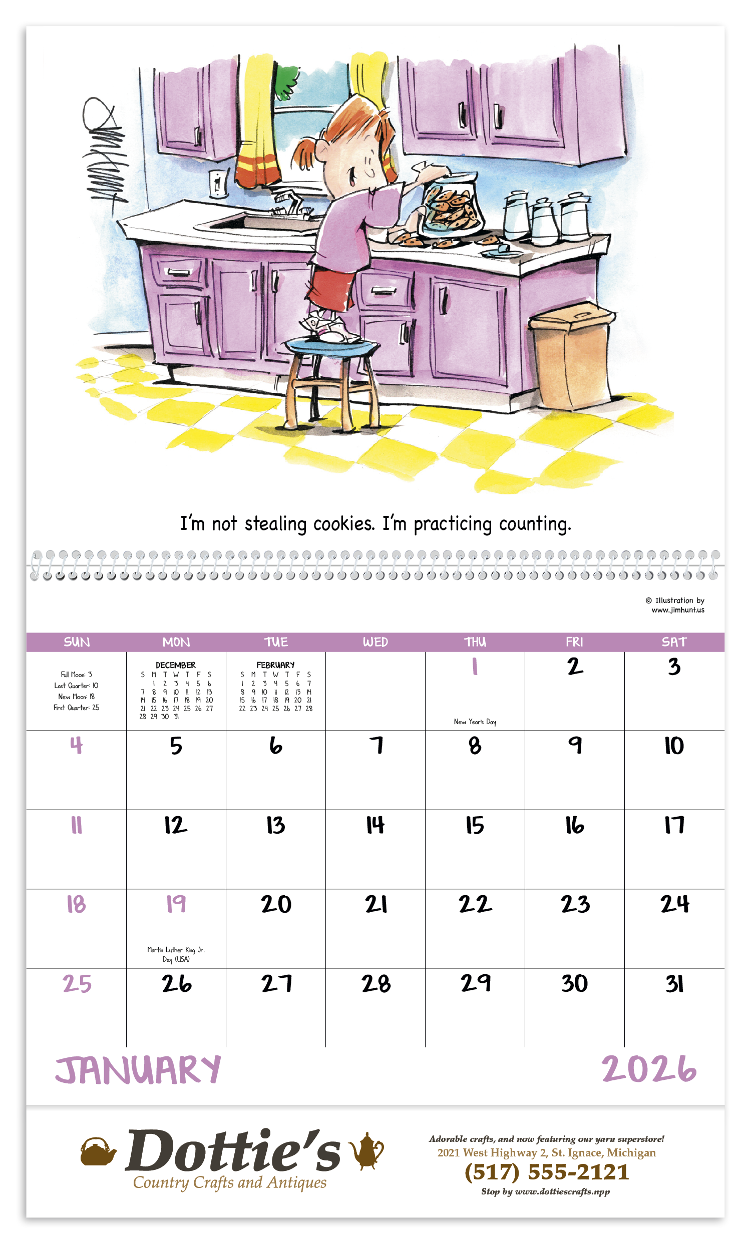 Good Value™ Laughing It Up! - Spiral Calendar 49