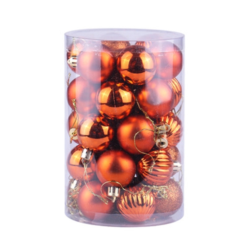 34Pcs Christmas balls set 4cm ornaments tree decor 42