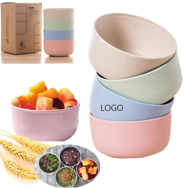 Wheat Straw Bowl Set 4 pcs