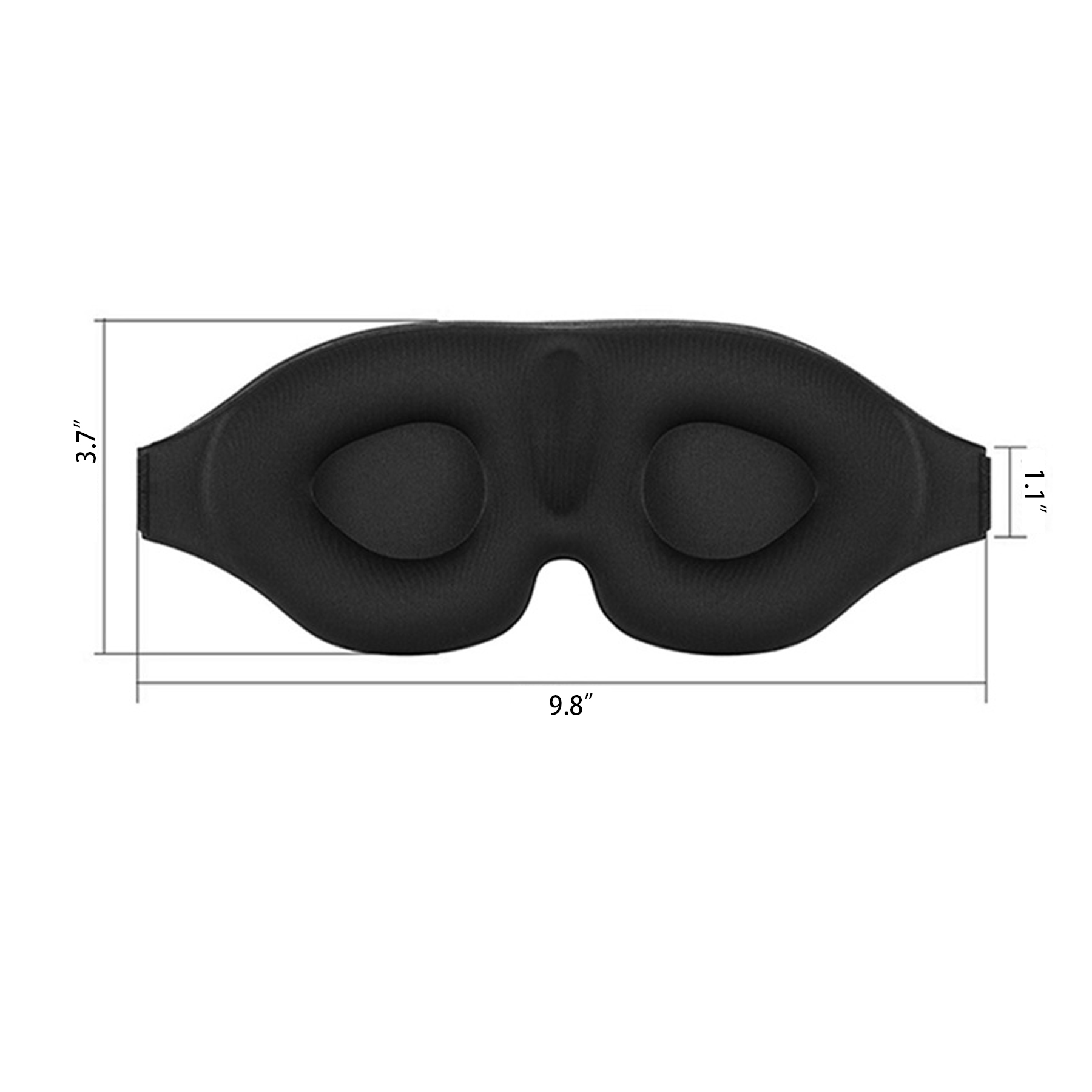3D Contoured Cup Sleeping Blindfold 2