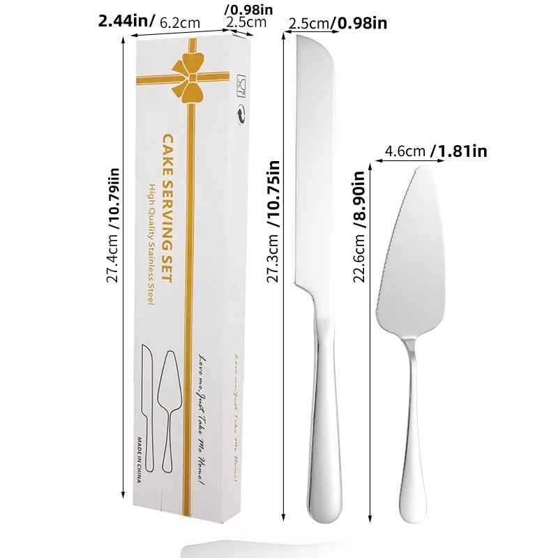 Wholesale Personalized Cake Knife and Server Set 1