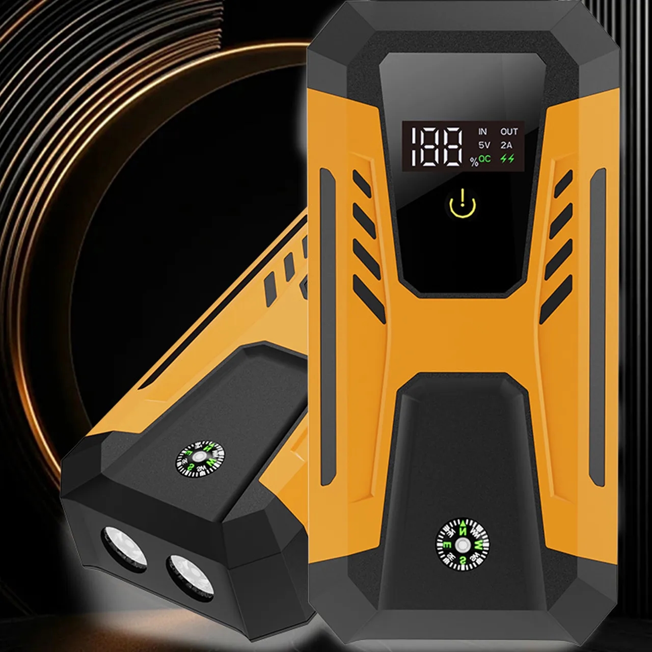 12V Auto Jump Starter Peak 1000A 5