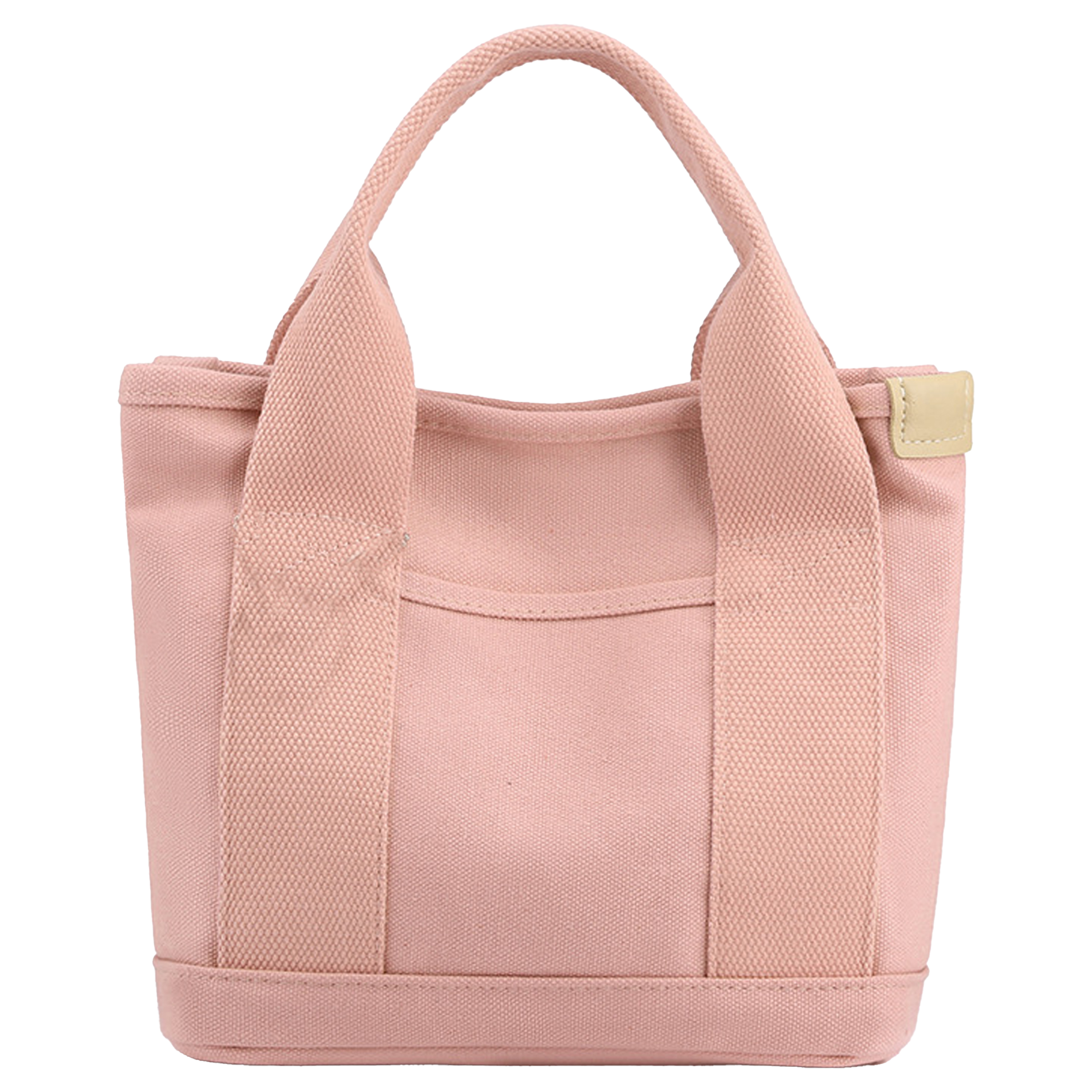 Canvas Simple Large Capacity Handbag, custom tote bag with logo imprint 7