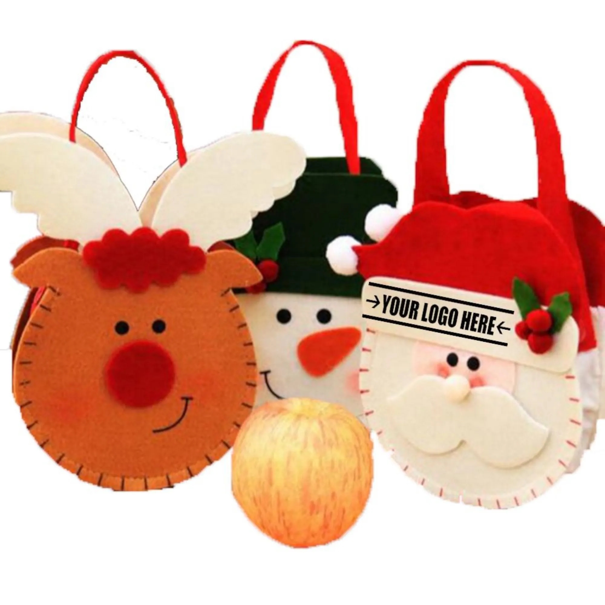 Non-Woven Chrismas Candy Gift Tote Bag 2