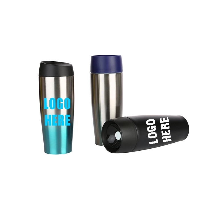 Custom 15 oz Stainless Steel Travel Coffee Mug 7