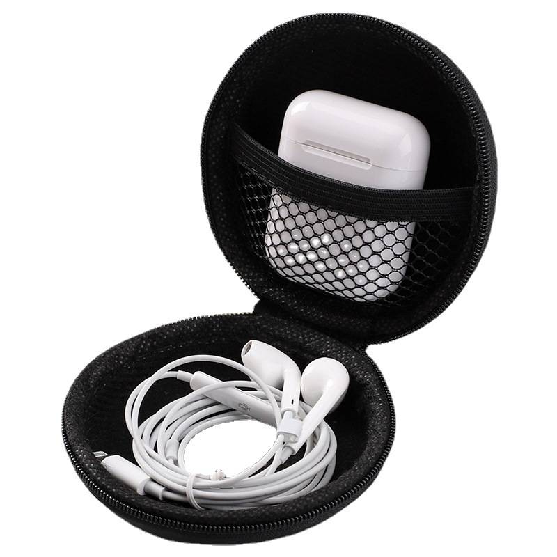 EVA Portable Round Earphone Storage Case 2