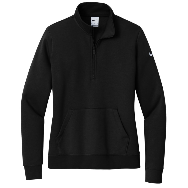 Nike Ladies Club Fleece Sleeve Swoosh 1/2-Zip 16