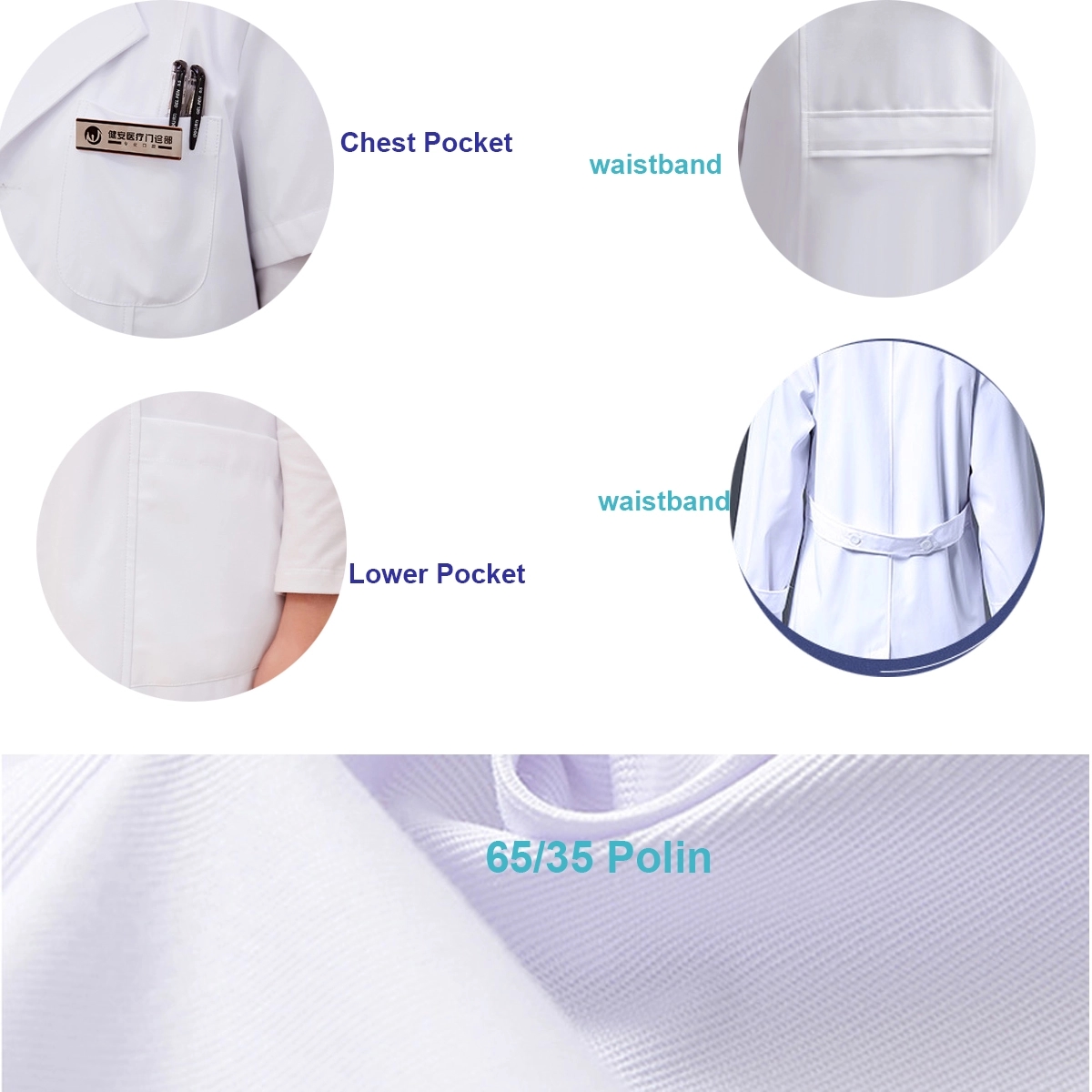 Professional Unisex Lab Coat 4
