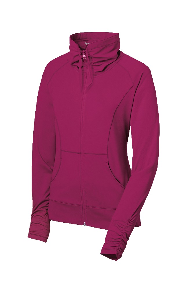 Sport-Tek Women's Sport-Wick Stretch Full-Zip Jacket. LST852 11