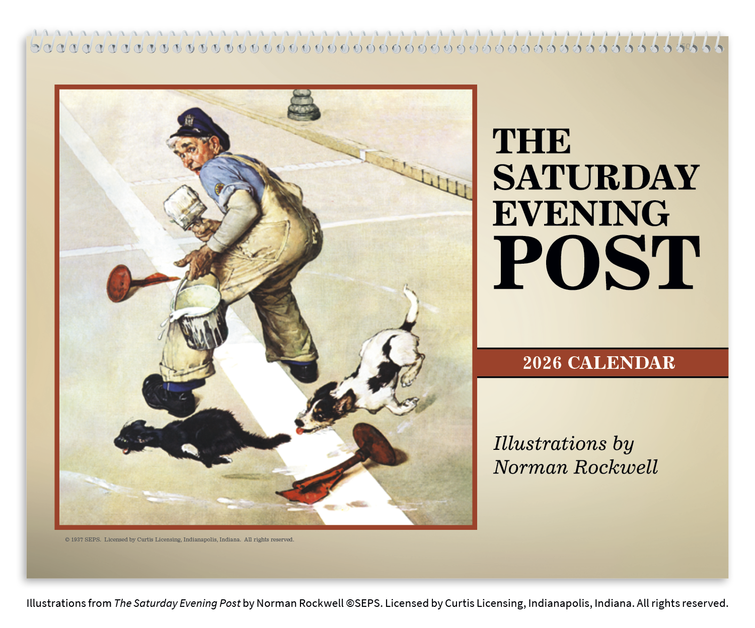 Triumph® Calendars The Saturday Evening Post Illustrations by Norman Rockwell Calendar 44