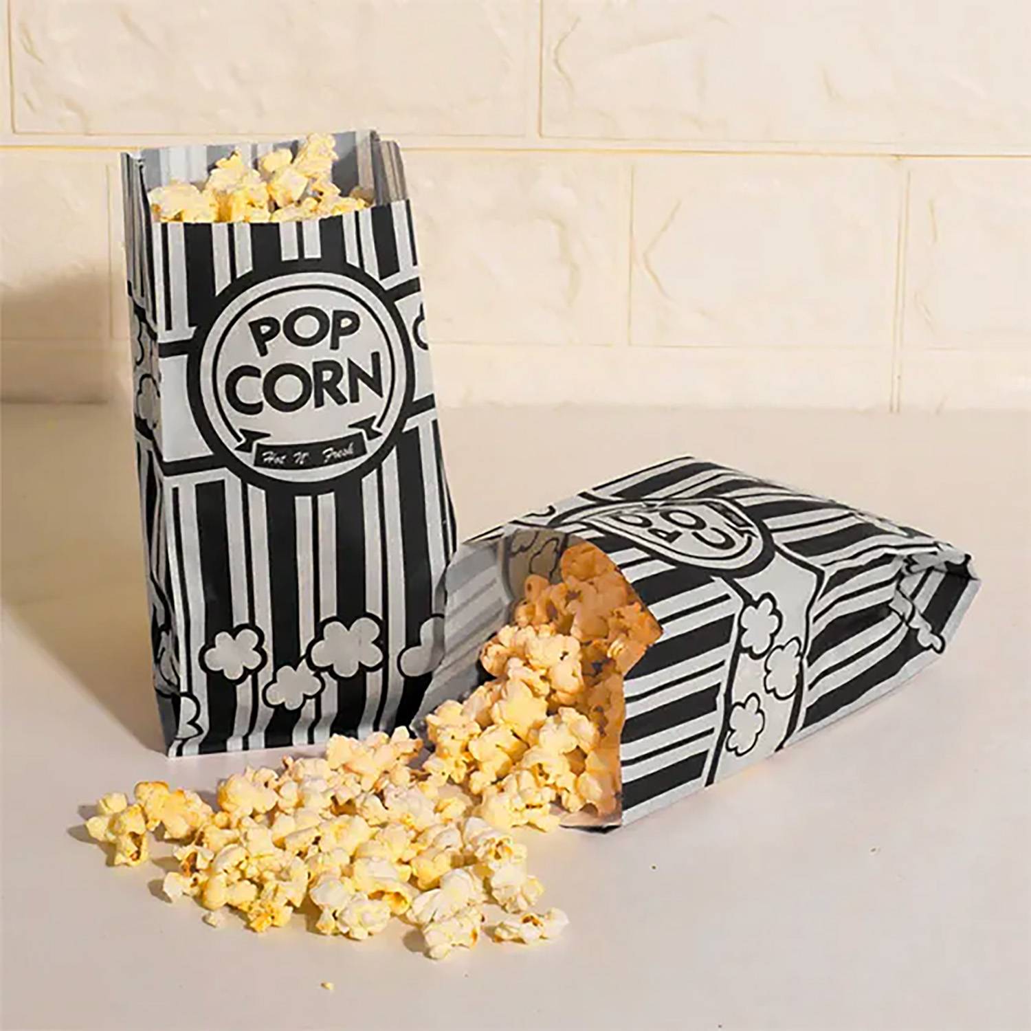 Large Disposable Popcorn Paper Bag 6